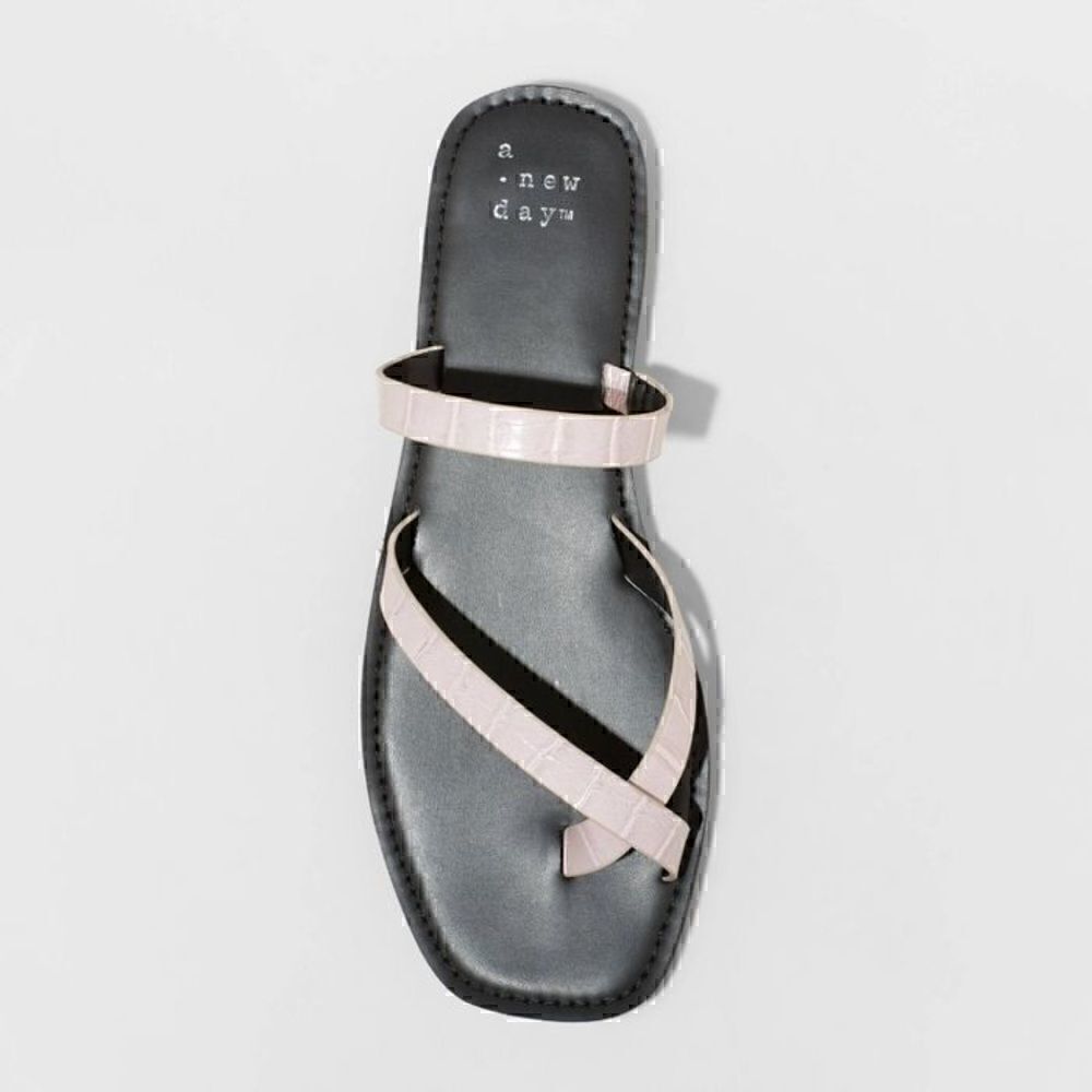 Women's Felicity Cross Strap Sandals - A New Day - Picture 3 of 8